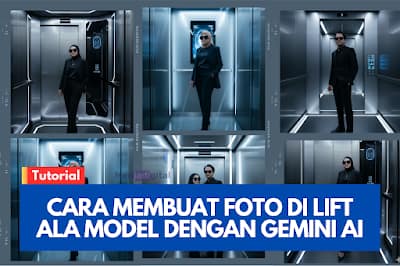 Cara Mudah Membuat Foto di Lift Ala Model dengan Gemini AI