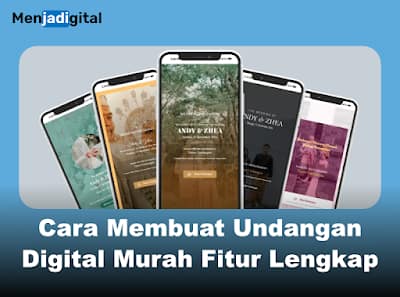Cara Membuat Undangan Digital Murah Fitur Lengkap, hanya 50.000