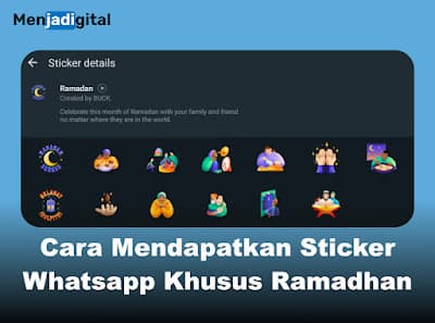 Cara Mendapatkan Sticker Whatsapp Khusus Ramadhan Gratis