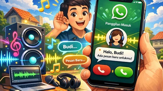 Cara Mudah Buat Nada Dering WA Sebut Nama Sendiri