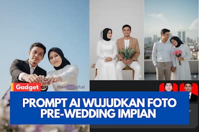 Prompt AI: Wujudkan Foto Pre-Wedding Impian Tanpa Biaya Mahal