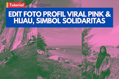 Link Edit Foto Profil Viral Pink & Hijau, Simbol Solidaritas