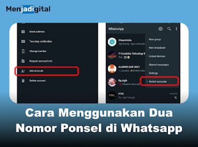 Cara Menggunakan Dua Nomor Ponsel di Whatsapp