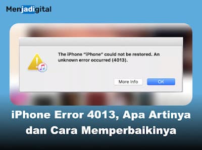 iPhone Error 4013, Apa Artinya dan Cara Memperbaikinya