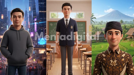 20 Prompt Gemini AI, Wajah Asli Jadi Animasi 3D Pixar