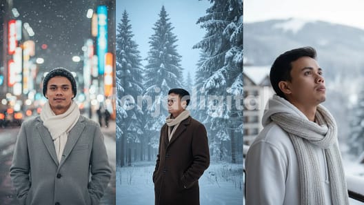 20 Prompt Gemini AI Salju, Bikin Foto Estetik Tanpa Keluar Negeri